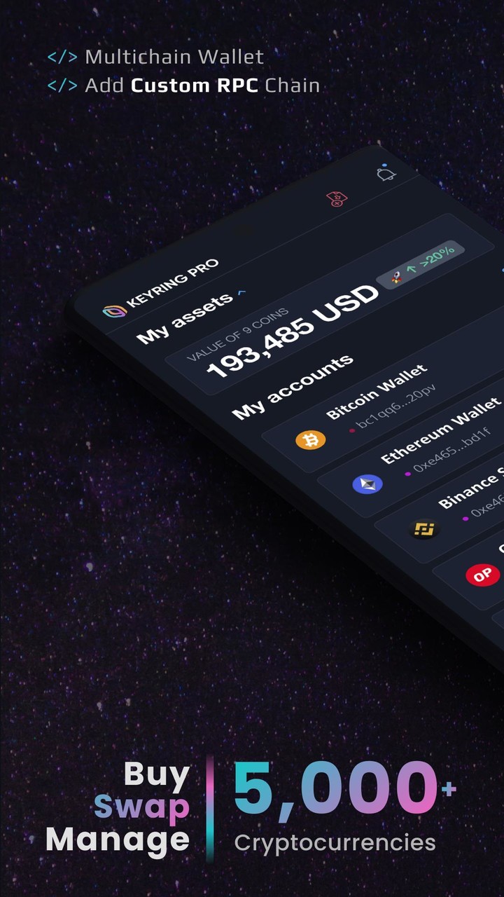 KEYRING PRO: Defi, Web3 & More screenshot image 9_Popularmodapk.com