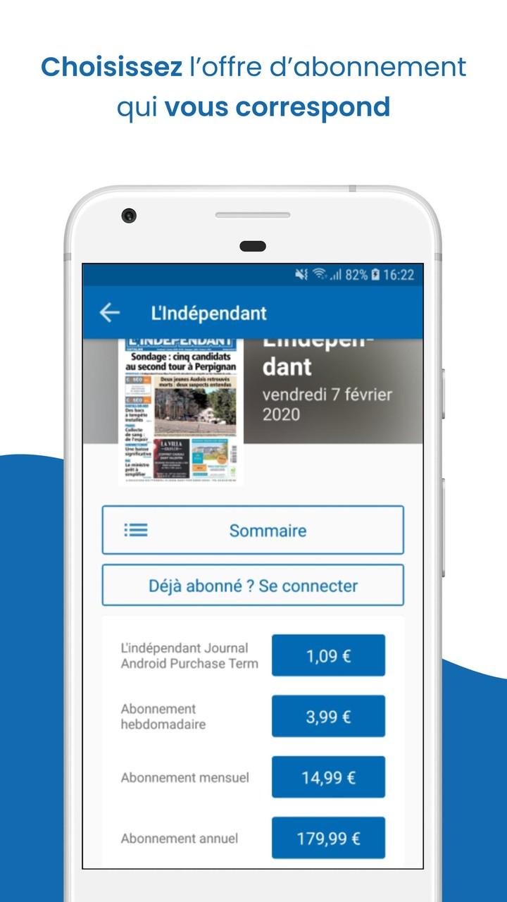 L'independant, Le Journal screenshot image 8_Popularmodapk.com