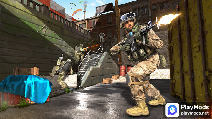 Gun Games 3D-FPS Shooting Game<span>(stupid enemy)</span> screenshot image 4_Popularmodapk.com