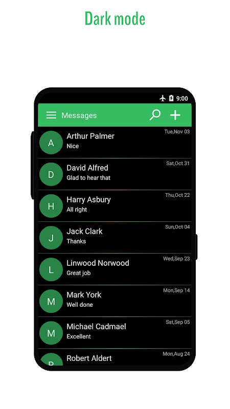 SMS text messaging app screenshot image 4_Popularmodapk.com
