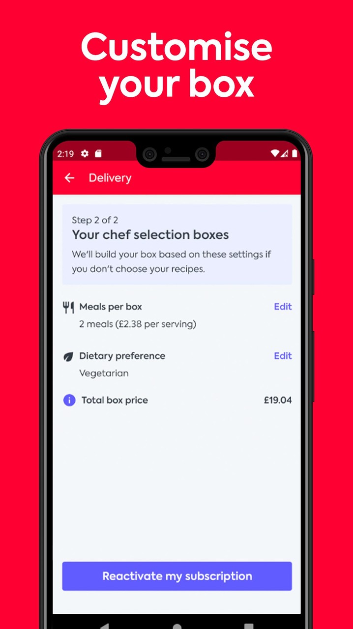 Gousto screenshot image 9_Popularmodapk.com