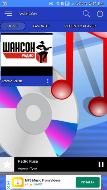 радио шансон онлайн скачать screenshot image 1_Popularmodapk.com