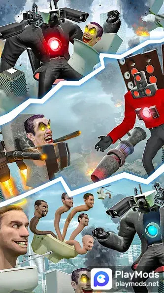 Toilet Monster Battle<span>(Unlimited Resources)</span> screenshot image 1_Popularmodapk.com