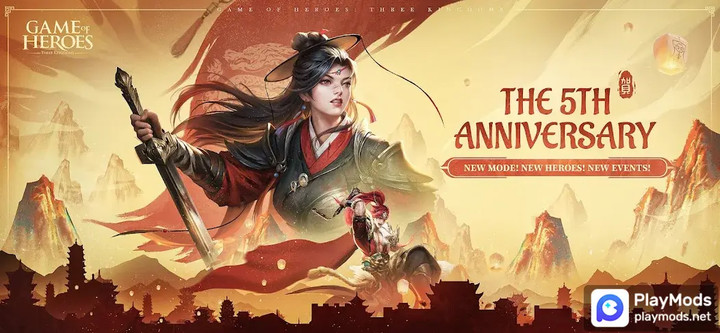 Game of Heroes: Three Kingdoms<span>(No Ads)</span> screenshot image 1_Popularmodapk.com