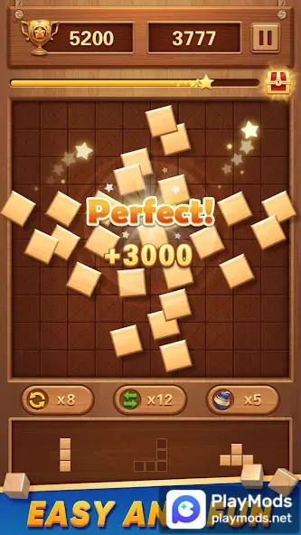 Block Puzzle Wood Blast<span>(Remove ads)</span> screenshot image 4_Popularmodapk.com