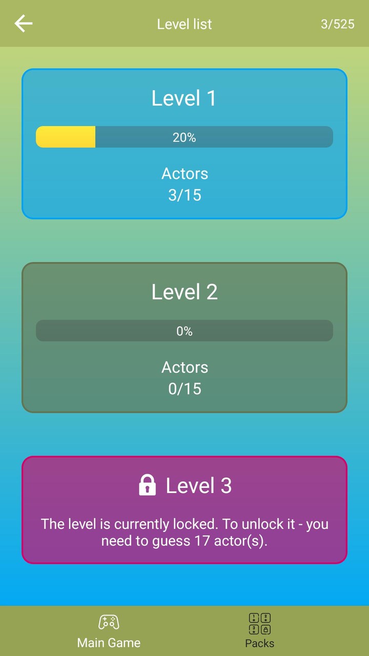 Hollywood Actors: Quiz, Game screenshot image 4_Popularmodapk.com