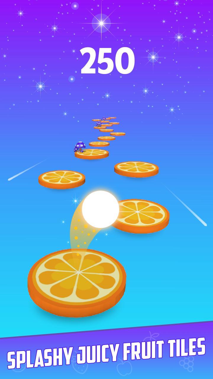 Dancing Fruity Tiles Hop Ball screenshot image 2_Popularmodapk.com