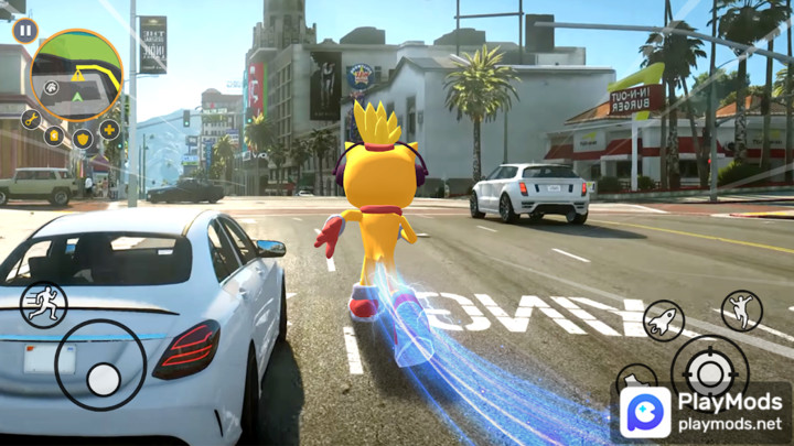 Super Hedgehog Rope Hero<span>(No Ads)</span> screenshot image 5_Popularmodapk.com