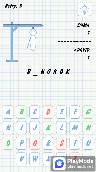 Hangman<span>(No Ads)</span> screenshot image 3_Popularmodapk.com