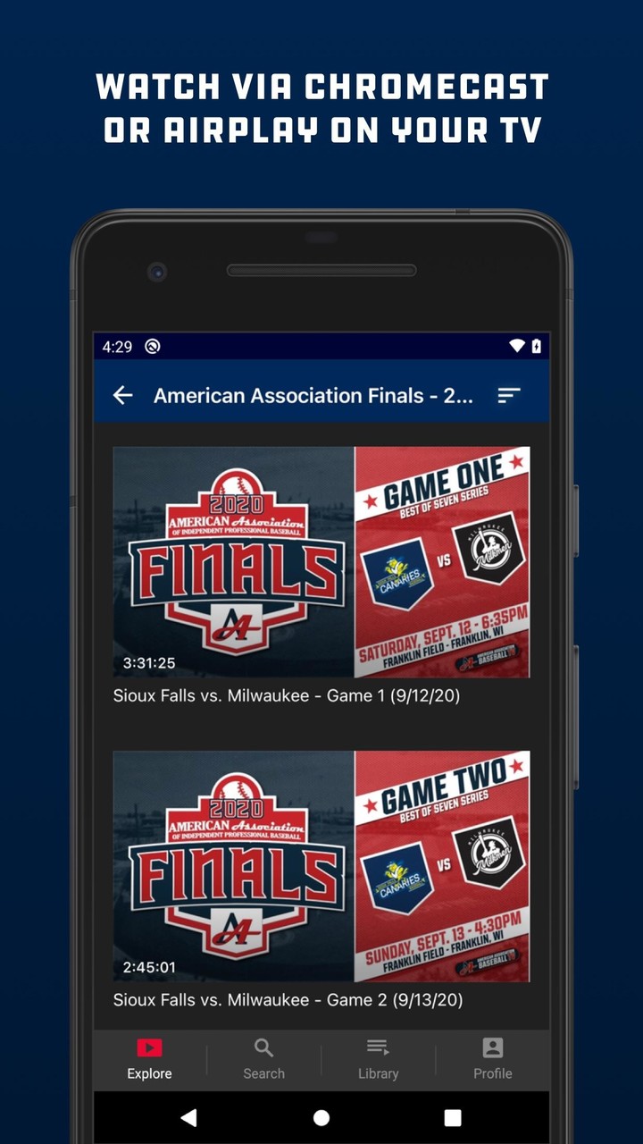 American Association TV screenshot image 5_Popularmodapk.com