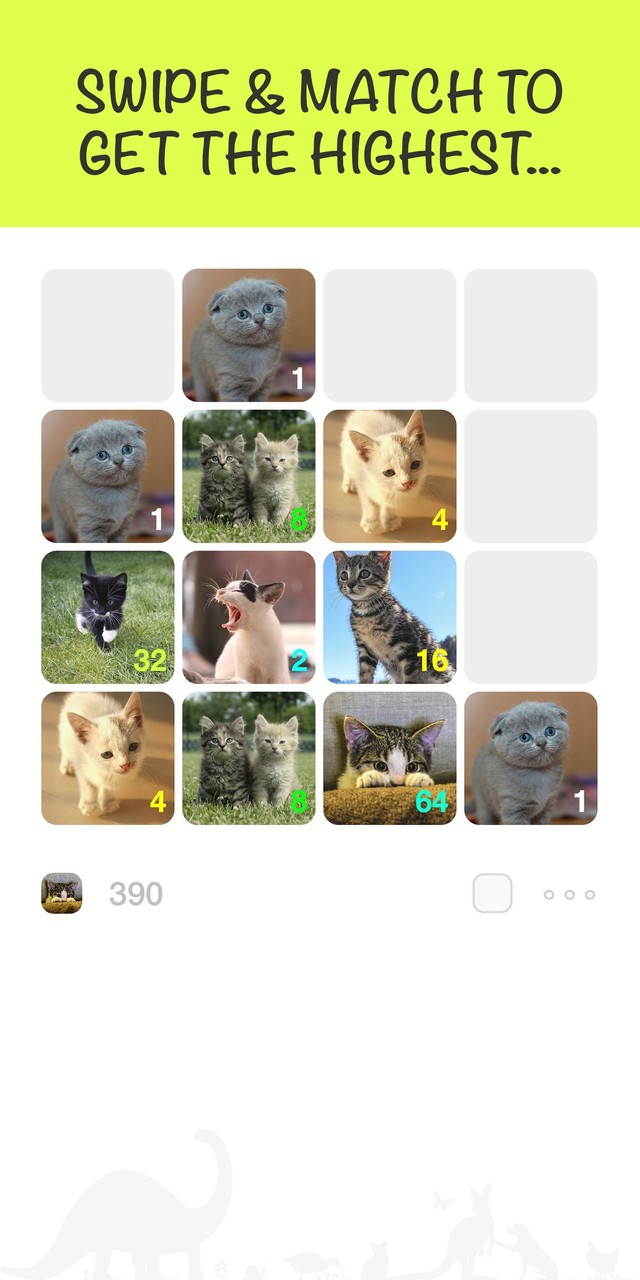 Meow Meow Woof Woof - 2048 screenshot image 2_Popularmodapk.com