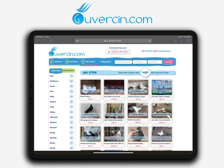 GUVERCiN.COM Güvercin İlanları screenshot image 7_Popularmodapk.com
