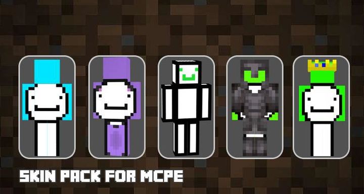 Dream Skins for Minecraft PE screenshot image 2_Popularmodapk.com