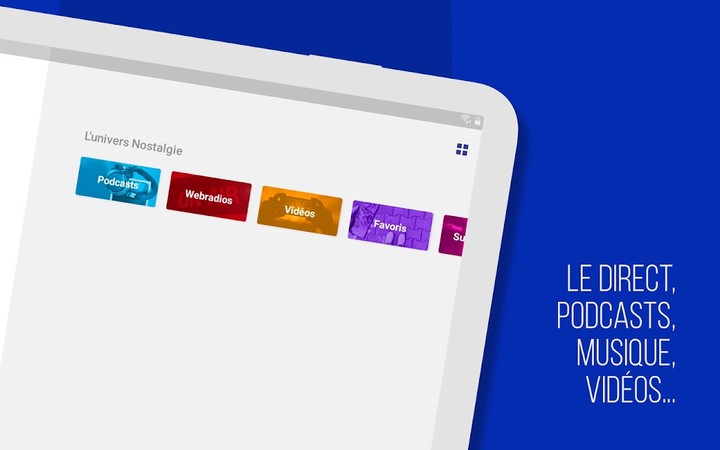 Nostalgie : Radio, Podcasts screenshot image 2_Popularmodapk.com