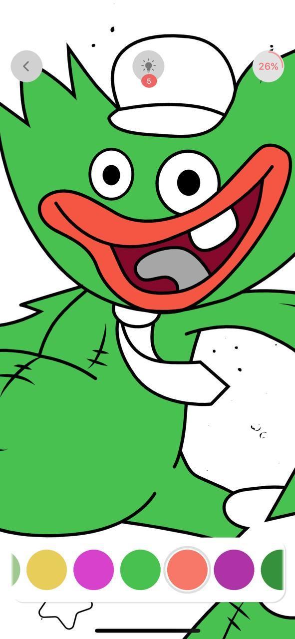 Huggy Wuggy - Coloring Book screenshot image 3_Popularmodapk.com