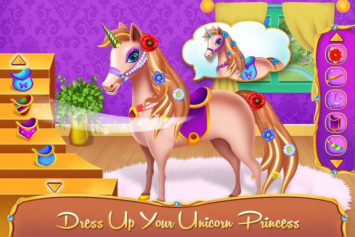 Unicorn Pony Horse Care Game screenshot image 3_Popularmodapk.com
