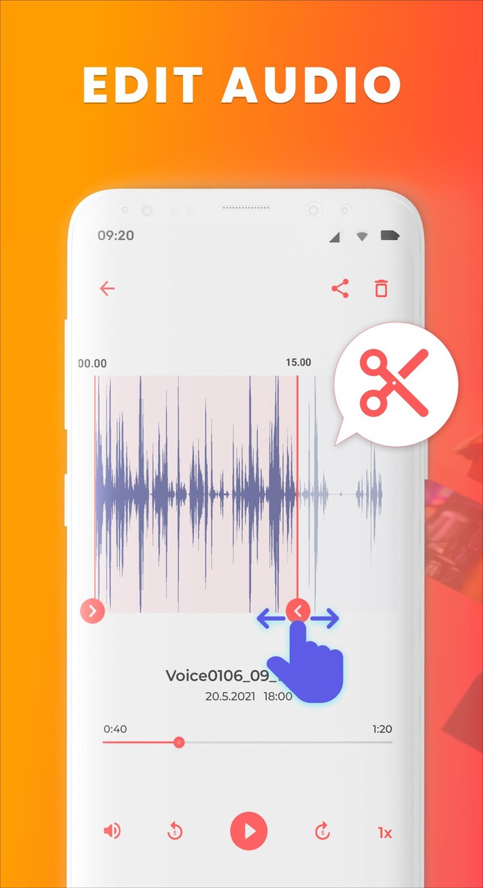 Voice Recorder - Voice memos screenshot image 2_Popularmodapk.com