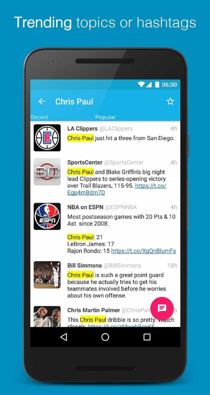 Trending Topics for Twitter screenshot image 2_Popularmodapk.com