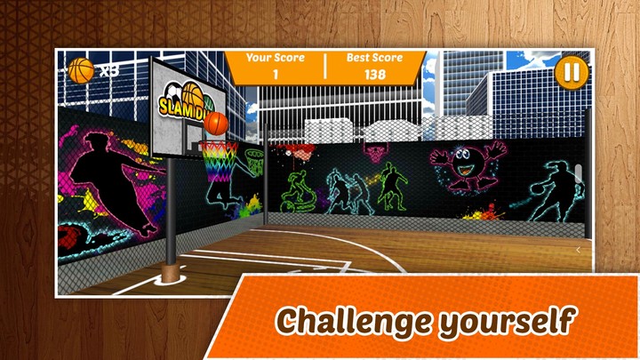 Slam Dunk - Basket Hoops Game screenshot image 5_Popularmodapk.com