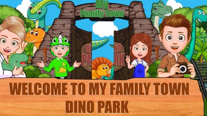 My Family Town : Dinosaur Park screenshot image 1_Popularmodapk.com