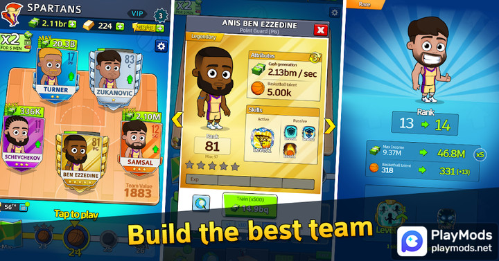Idle Five - Be a millionaire basketball tycoon(MOD) screenshot image 2_Popularmodapk.com