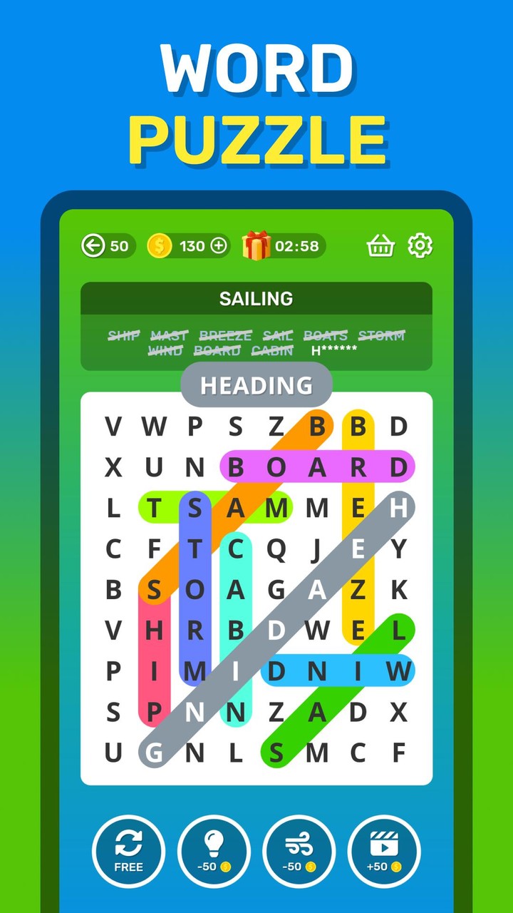 Word Search - Find words games screenshot image 5_Popularmodapk.com