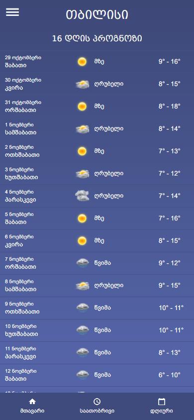 ამინდი - amindi screenshot image 6_Popularmodapk.com