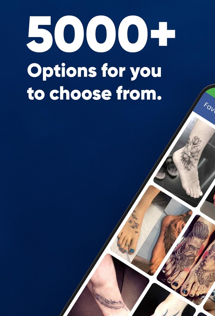 Foot Tattoo Designs 5000+ screenshot image 2_Popularmodapk.com