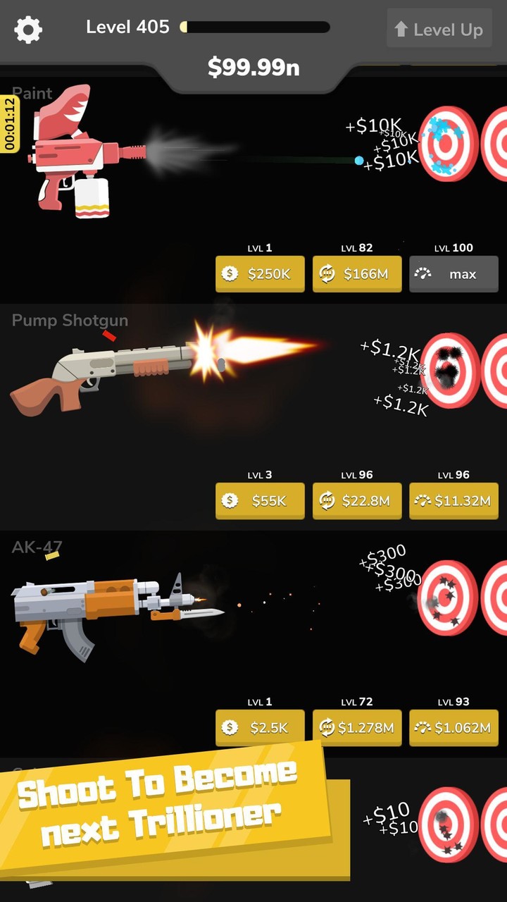 Gun Idle screenshot image 5_Popularmodapk.com
