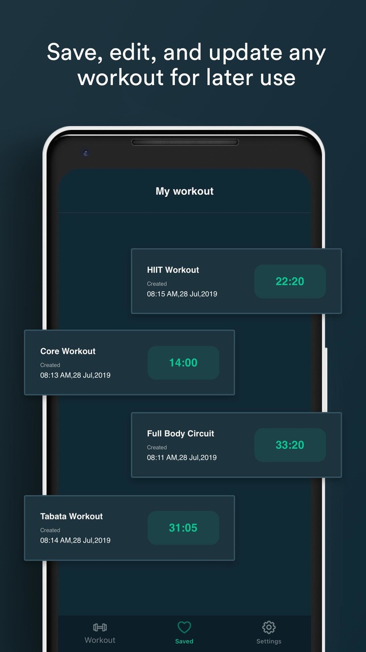 Workout Timer Custom Intervals screenshot image 9_Popularmodapk.com
