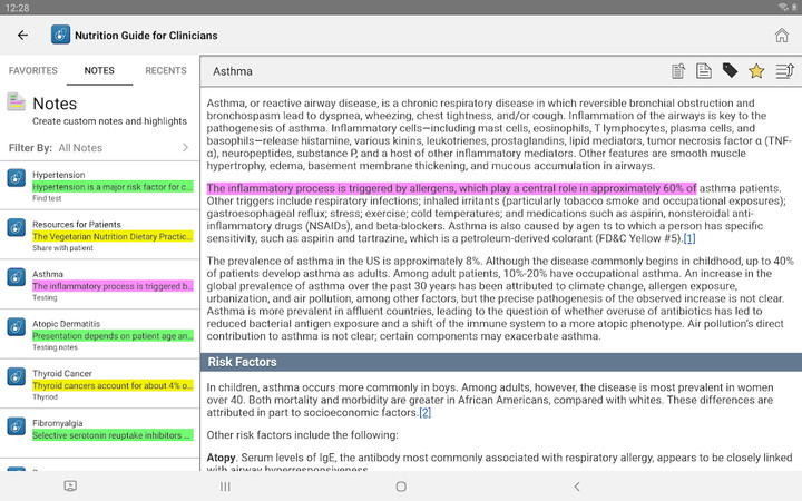 Nutrition Guide for Clinicians screenshot image 14_Popularmodapk.com