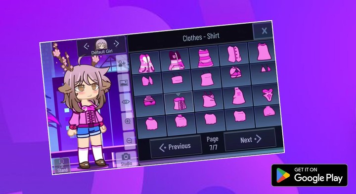 Gacha Outfit Nebula Ideas Mod screenshot image 2_Popularmodapk.com