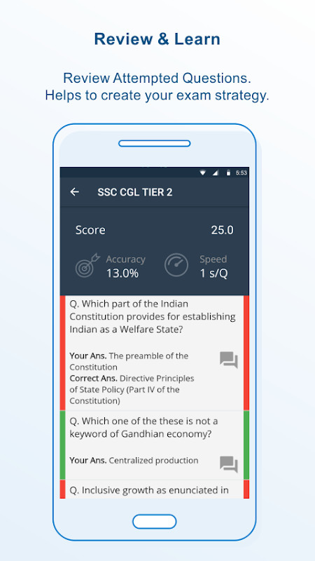 SSC CGL TIER 2 Preparation Tests screenshot image 3_Popularmodapk.com