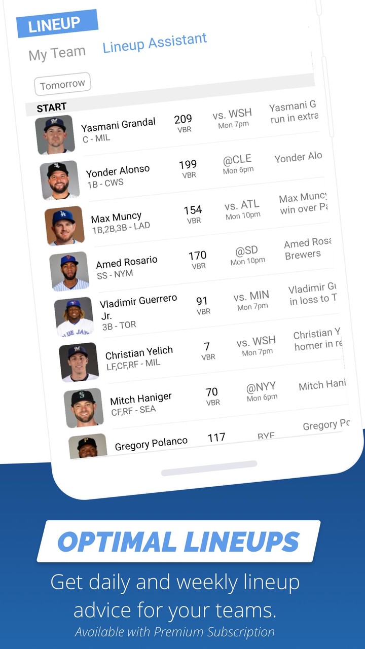 Fantasy Baseball My Playbook screenshot image 14_Popularmodapk.com