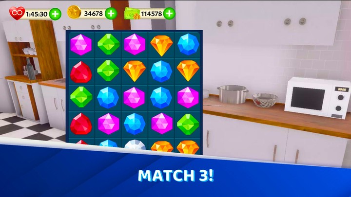 Home Designer: Decor & Match 3 screenshot image 3_Popularmodapk.com