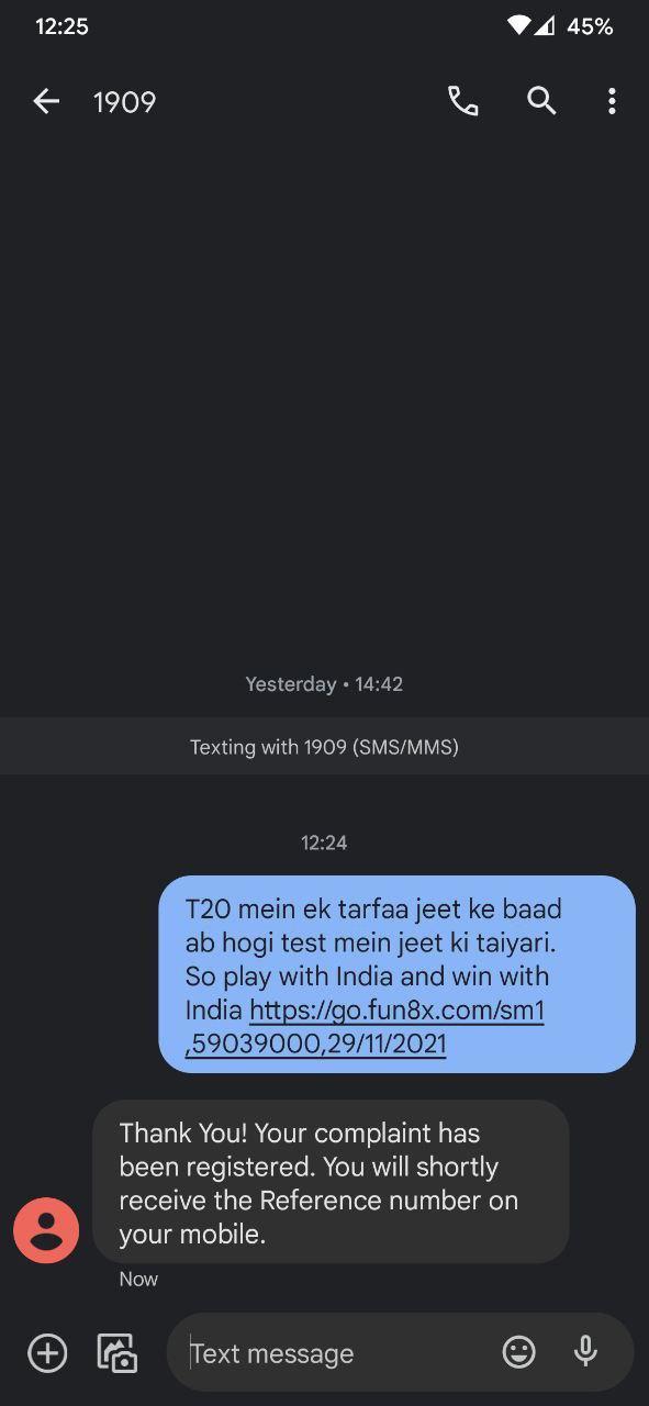 Spam Reporter - SMS to TRAI screenshot image 9_Popularmodapk.com