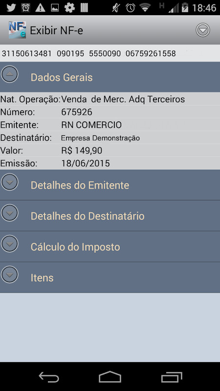 NFe Visualizador screenshot image 6_Popularmodapk.com
