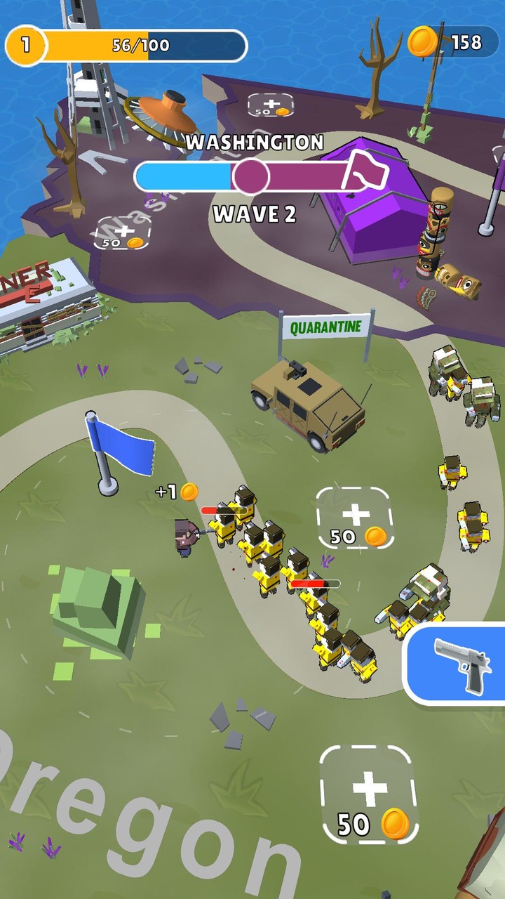 Survive In States: Z Defense screenshot image 4_Popularmodapk.com