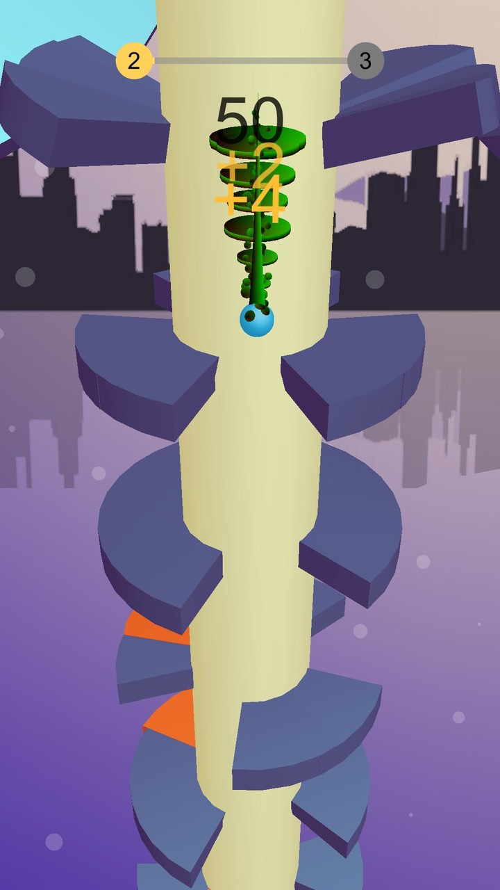 Jump Ball Fall screenshot image 4_Popularmodapk.com