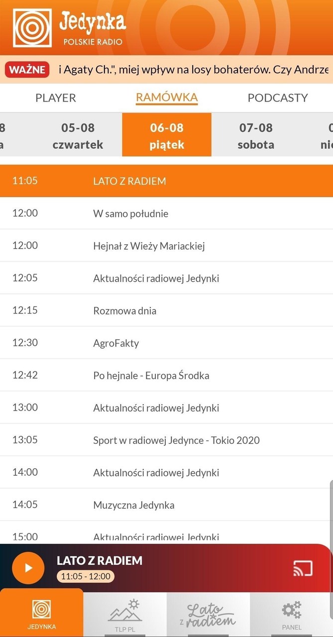 Jedynka Polskie Radio screenshot image 3_Popularmodapk.com