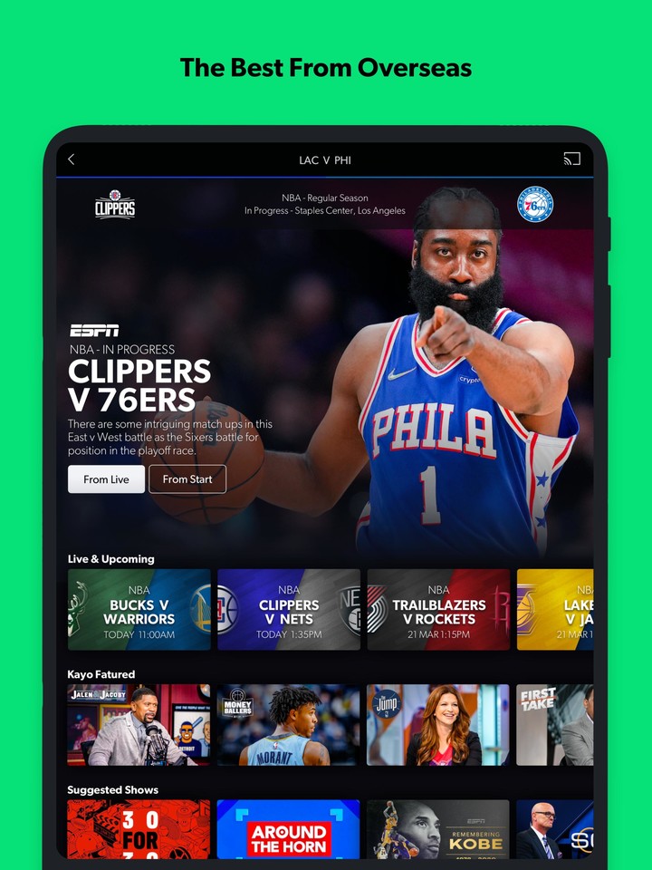 Kayo Sports - for Android TV screenshot image 39_Popularmodapk.com