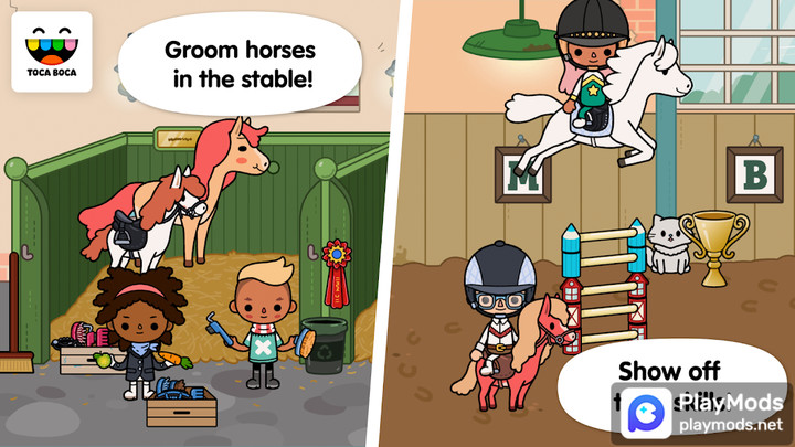 Toca Life: Stable<span>(Unlocked all)</span> screenshot image 1_Popularmodapk.com