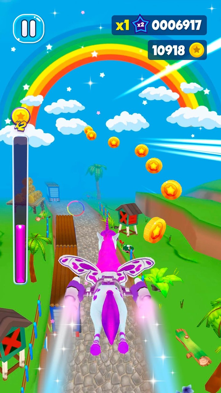 Unicorn Dash: Fun Runner 2 screenshot image 4_Popularmodapk.com