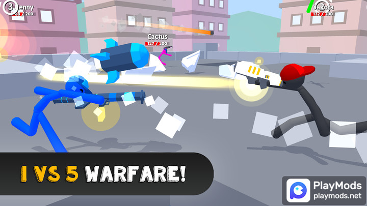 Stickgrounds.io: Stumble Wars<span>(No ads)</span> screenshot image 2_Popularmodapk.com