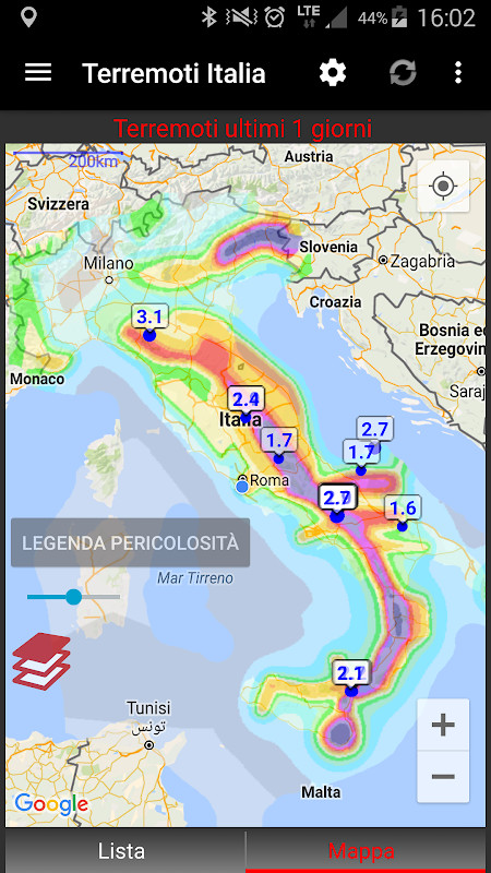 Terremoti Italia screenshot image 4_Popularmodapk.com