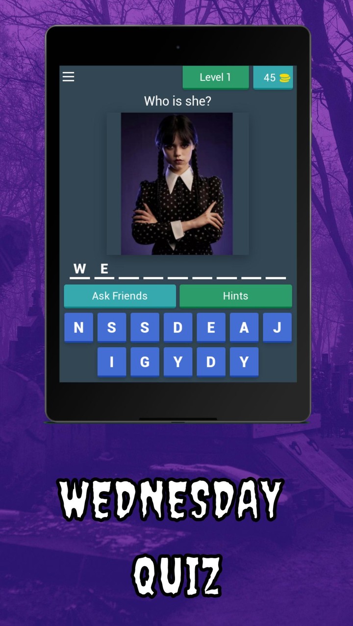 Wednesday Quiz screenshot image 5_Popularmodapk.com