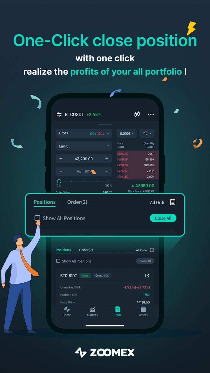 Zoomex:Crypto&Bitcoin Trading screenshot image 9_Popularmodapk.com