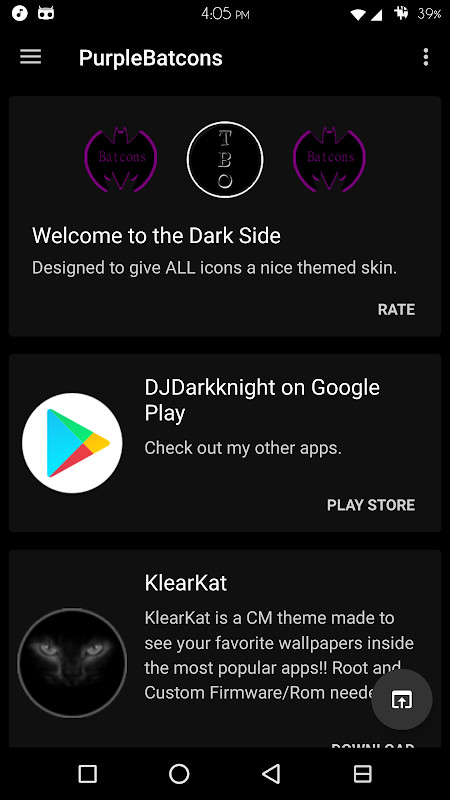 Purple Batcons Icon Skins screenshot image 1_Popularmodapk.com