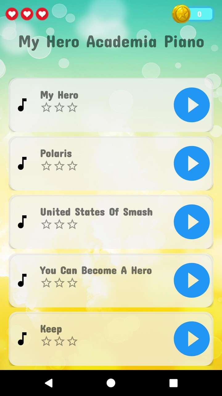 My Hero Academia Piano Tiles screenshot image 6_Popularmodapk.com