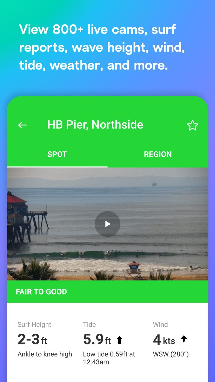 Surfline Cams, Surf Reports and Forecasts screenshot image 2_Popularmodapk.com